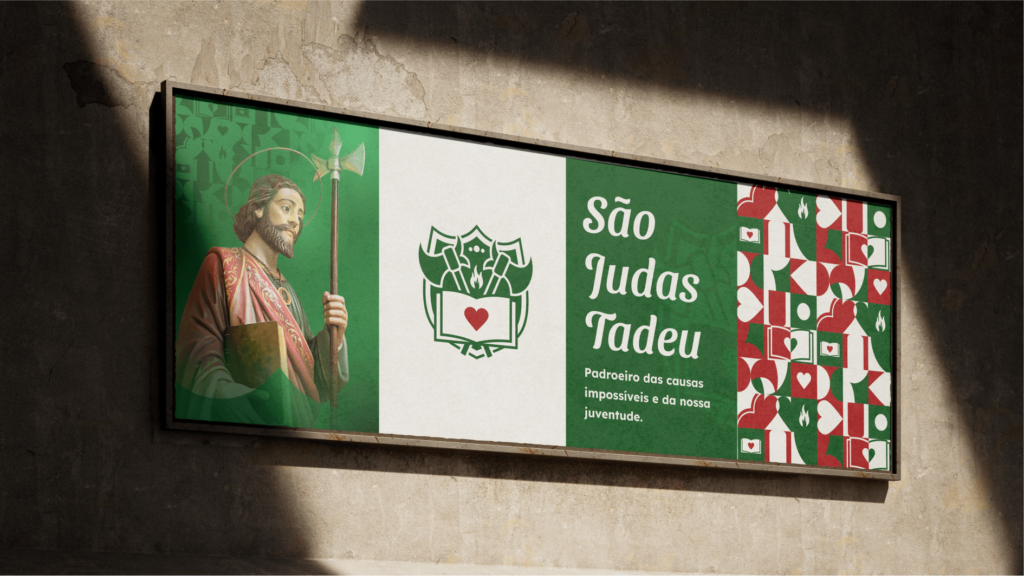 branding identidade visual marca logo paróquia igreja catolica envangelica são judas tadeu