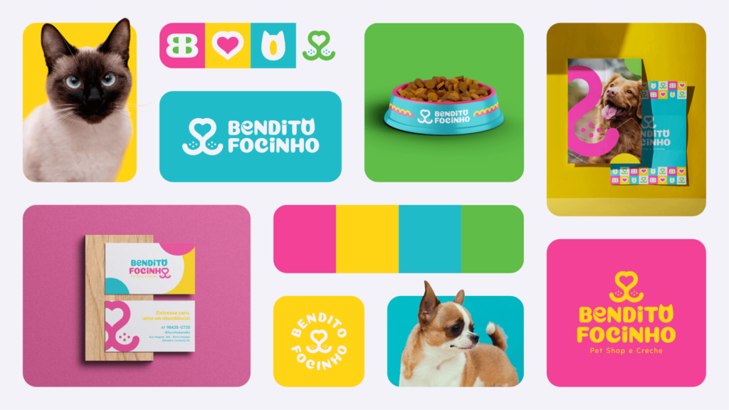 branding identidade visual pet shop cheche hospedagem clinica veterinaria logo