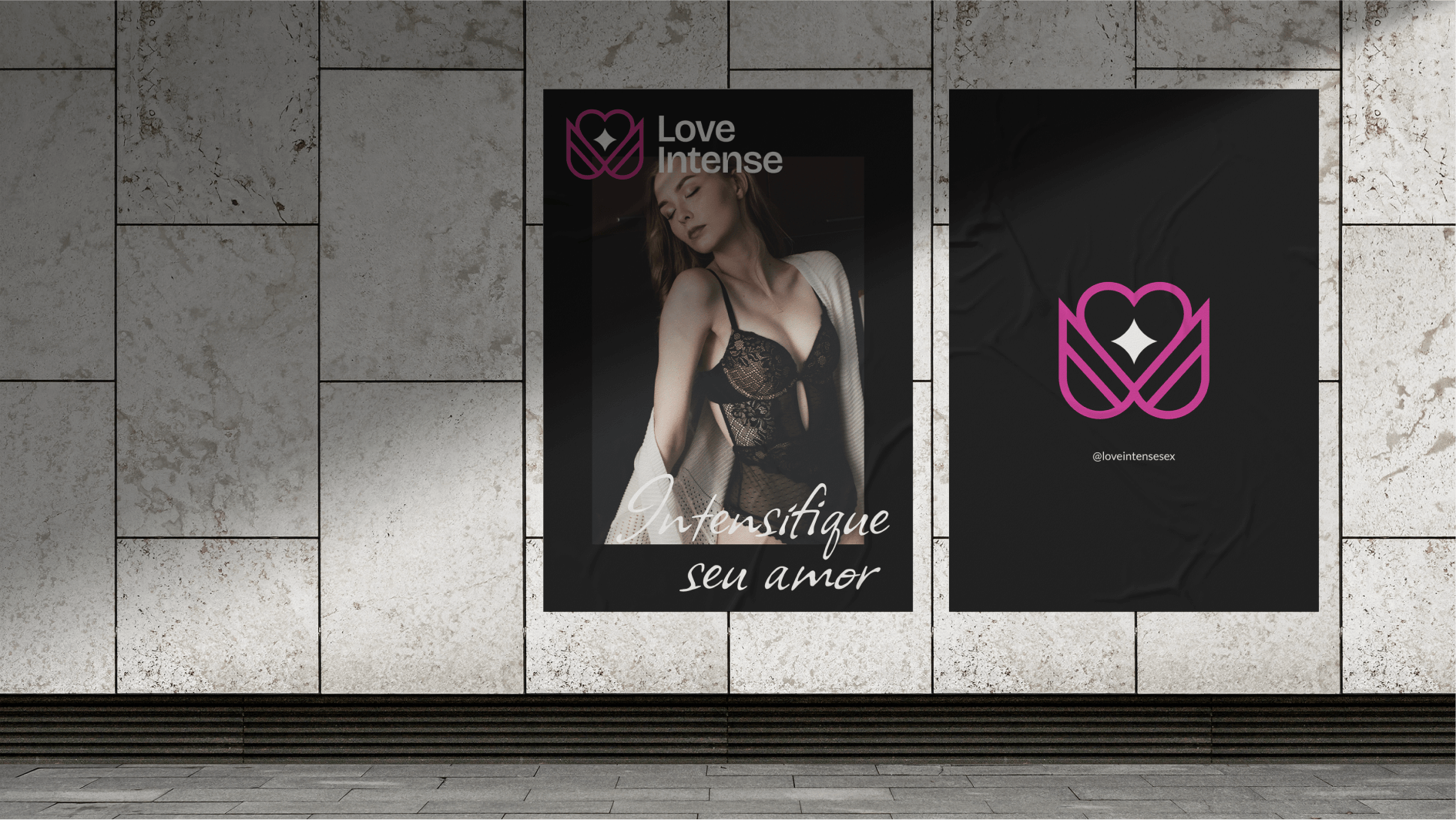 branding identidade visual sexshop lingerie intimates fantasia loja store logo